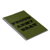 Brat notitieboek Proud Army (Rechterzijde)