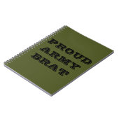 Brat notitieboek Proud Army (Linkerzijde)