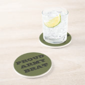 Brat onderzetter Proud Army (Zijkant)