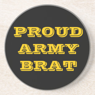 Brat onderzetter Proud Army