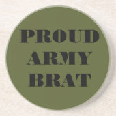 Brat onderzetter Proud Army (Voorkant)