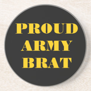 Brat onderzetter Proud Army