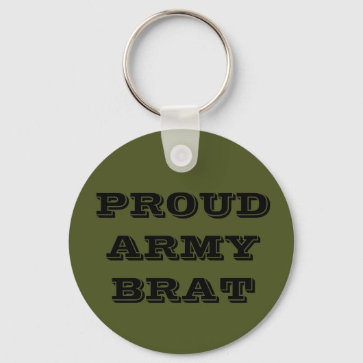 Brat Sleutelhanger Proud Army (Voorkant)