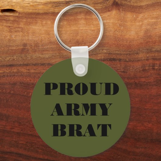 Brat Sleutelhanger Proud Army (Voorkant)