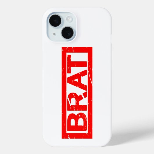 Brat Stamp Case-Mate iPhone Case (Achterkant)