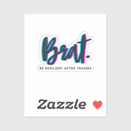 BRAT STICKER (Vel)