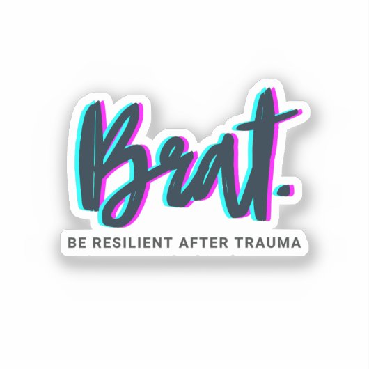 BRAT STICKER (Voorkant)