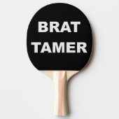 Brat Tamer Paddle Black Tafeltennisbatje (Voorkant)