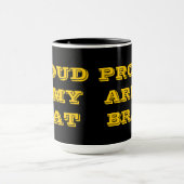 Brat van het mok Proud Army (Midden)