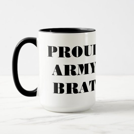 Brat van het mok Proud Army (Links)