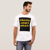 Brat van het T-Shirt Proud Army (Voorkant volledig)