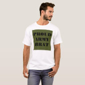 Brat van het T-Shirt Proud Army (Voorkant volledig)