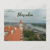 Bratislava and the Danube River in Slovakia Briefkaart (Voorkant)
