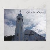 bratislava - blauwe kerk briefkaart (Voorkant)