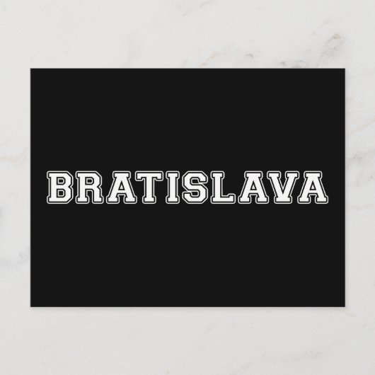 Bratislava Briefkaart (Voorkant)
