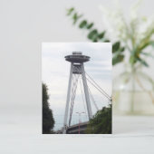 bratislava brug ufo briefkaart (Staand voorkant)