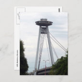 bratislava brug ufo briefkaart (Voorkant / Achterkant)
