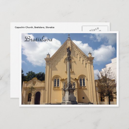 bratislava capuchin grens briefkaart (Voorkant / Achterkant)