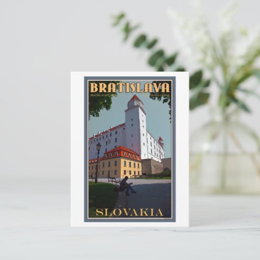 Bratislava Castle Briefkaart (Staand voorkant)
