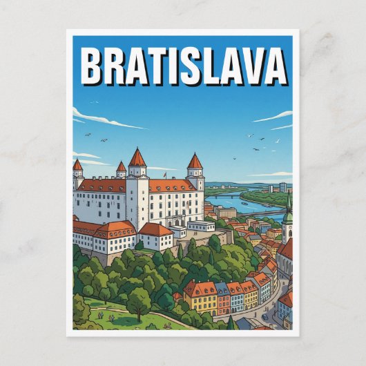 Bratislava Castle Briefkaart (Voorkant)