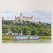 Bratislava Castle, Donau, Slowakije Legpuzzel (Horizontaal)