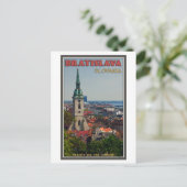 Bratislava Cityscape Briefkaart (Staand voorkant)