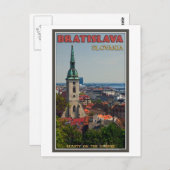 Bratislava Cityscape Briefkaart (Voorkant / Achterkant)