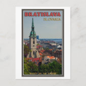 Bratislava Cityscape Briefkaart (Voorkant)
