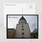 bratislava clocktower briefkaart (Voorkant / Achterkant)