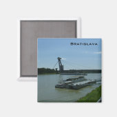 Bratislava en de Donau Magneet (Voorkant / Achterkant)
