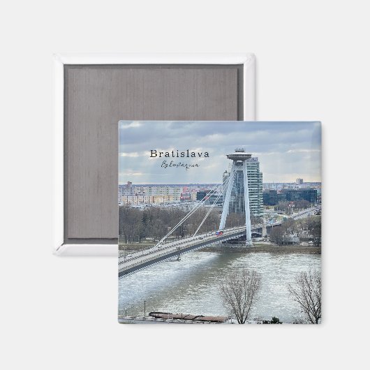 Bratislava - Eslováquia Magneet (Voorkant / Achterkant)