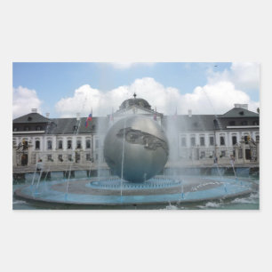 bratislava grasalkovich rechthoekige sticker