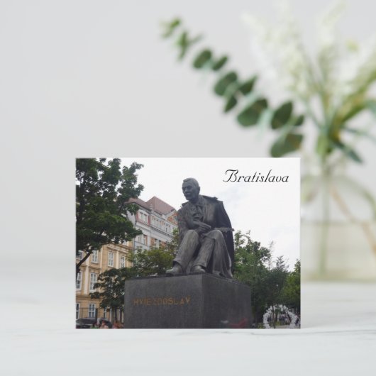 bratislava hviezdoslav beeld briefkaart (Staand voorkant)