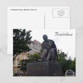 bratislava hviezdoslav beeld briefkaart (Voorkant / Achterkant)