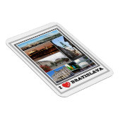Bratislava - I Love - Slowakije - Magnet Magneet (Rechterzijde)