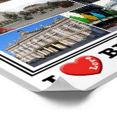 Bratislava - I Love - Slowakije - Poster (Hoek)