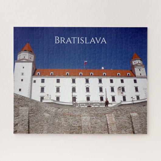 bratislava kasteel blauw legpuzzel (Horizontaal)