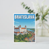Bratislava Kasteel Briefkaart (Staand voorkant)