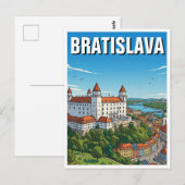 Bratislava Kasteel Briefkaart (Voorkant / Achterkant)