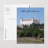 bratislava kasteel high briefkaart (Voorkant / Achterkant)