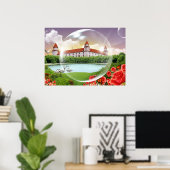 Bratislava kasteel poster (Thuiskantoor)