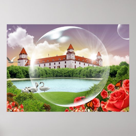 Bratislava kasteel poster (Voorkant)