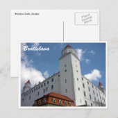bratislava kasteel slowakije grens briefkaart (Voorkant / Achterkant)
