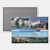 Bratislava Magneet (Voorkant / Achterkant)