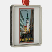 Bratislava - Michael's Tower Metalen Ornament (Rechts)