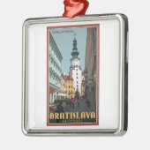 Bratislava - Michael's Tower Metalen Ornament (Links)