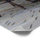 Bratislava Old Town Street Scene met Directionele Poster (Hoek)