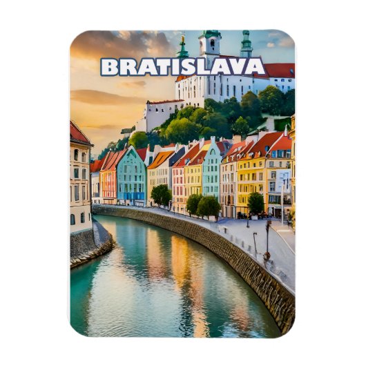 Bratislava, parel aan de oevers van de Donau Magneet (Verticaal)