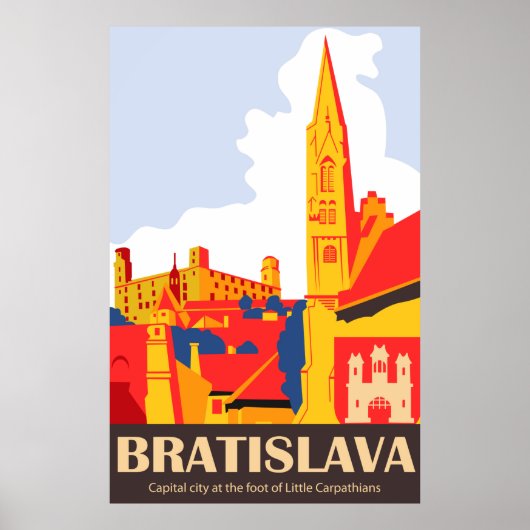 Bratislava Poster (Voorkant)