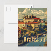 Bratislava reizen en briefkaart (Voorkant / Achterkant)